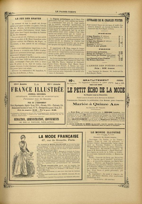 
						Affichage en mode lecture de la page
					