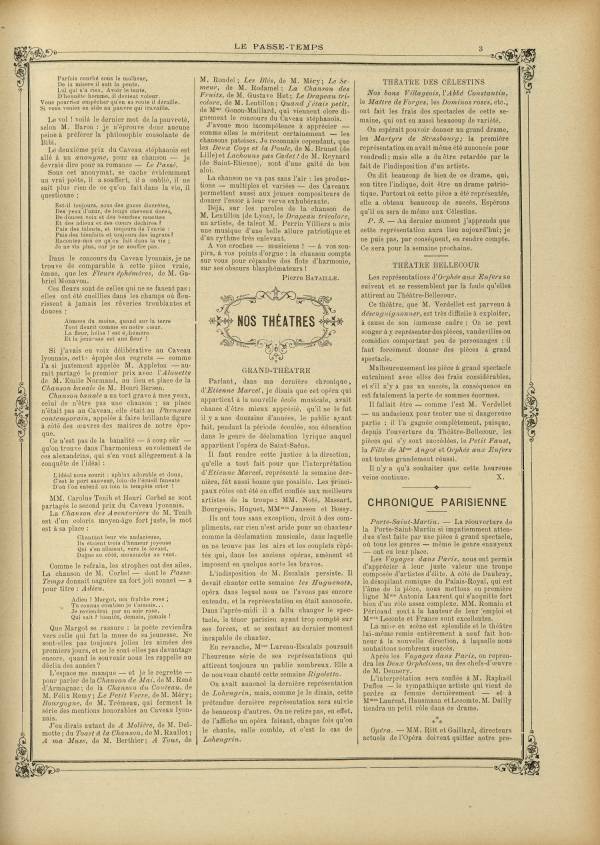 
						Affichage en mode lecture de la page
					