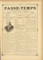 LE PASSE-TEMPS, Vingtième Année - N°6