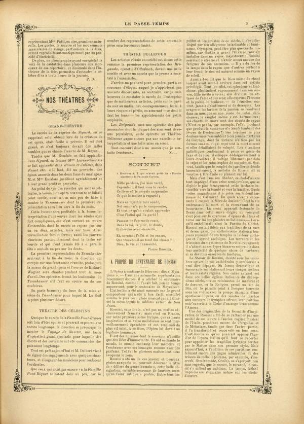 
						Affichage en mode lecture de la page
					