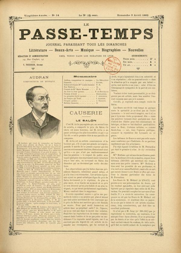 
						Affichage en mode lecture de la page
					