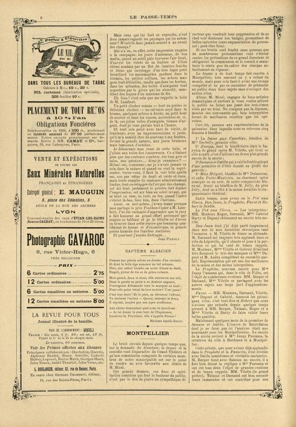
						Affichage en mode lecture de la page
					