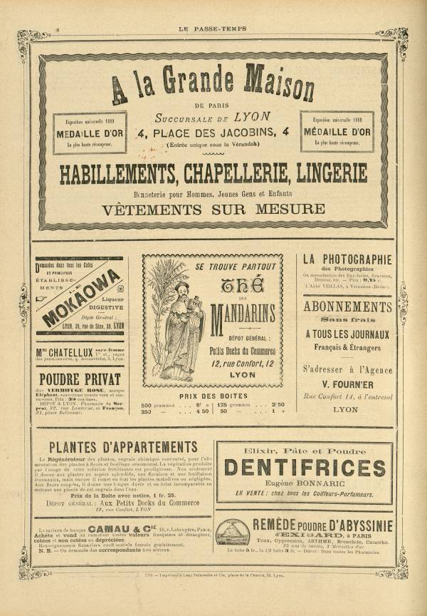 
						Affichage en mode lecture de la page
					