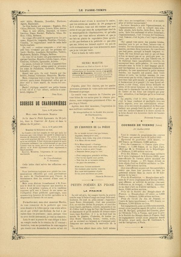 
						Affichage en mode lecture de la page
					