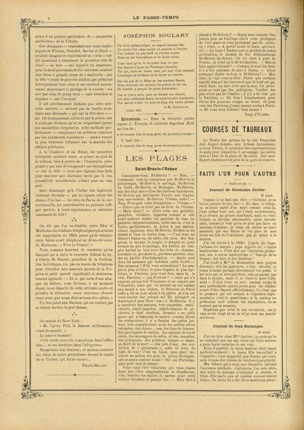 
						Affichage en mode lecture de la page
					