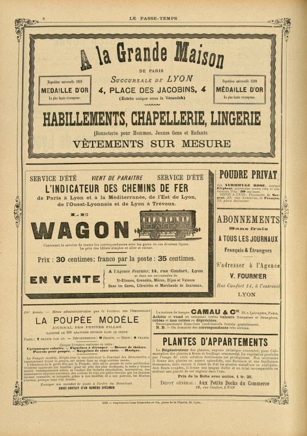 
						Affichage en mode lecture de la page
					