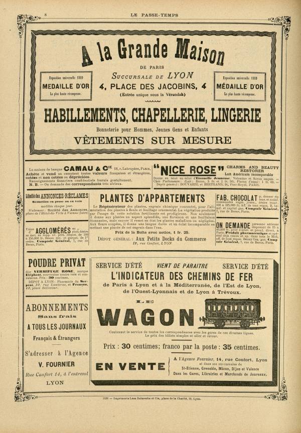 
						Affichage en mode lecture de la page
					
