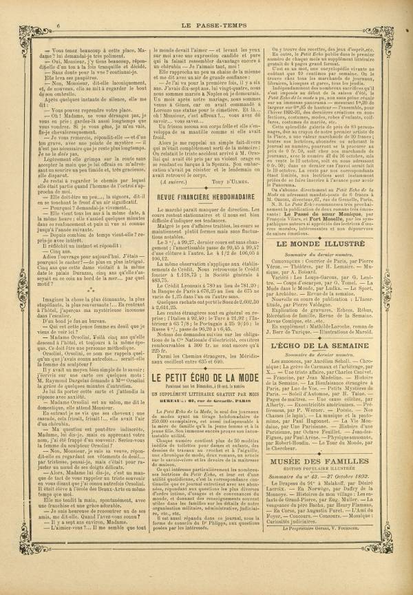 
						Affichage en mode lecture de la page
					