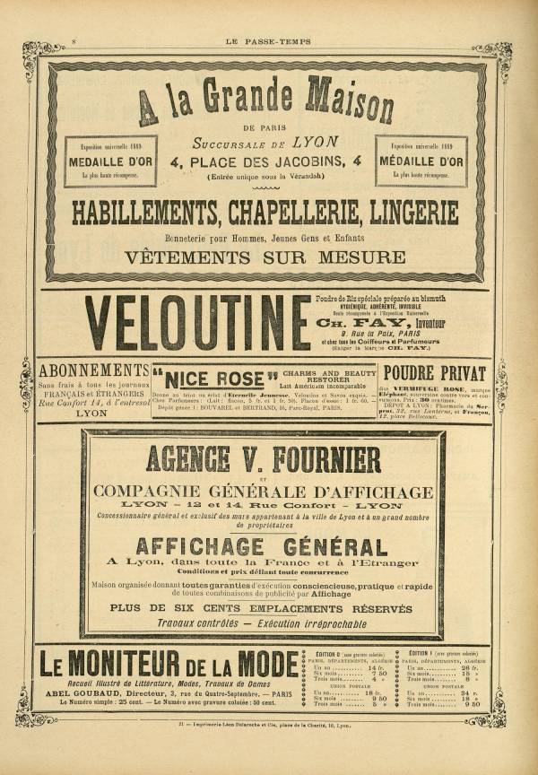 
						Affichage en mode lecture de la page
					