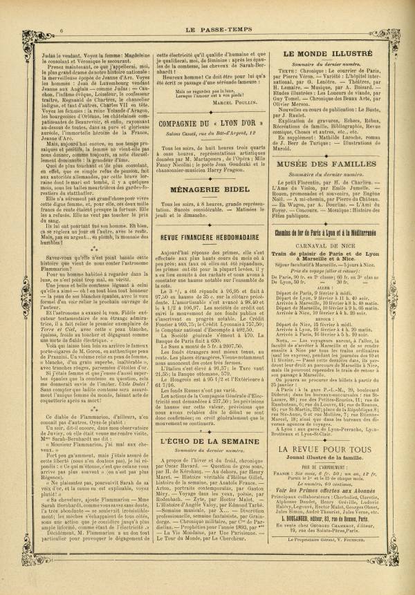 
						Affichage en mode lecture de la page
					