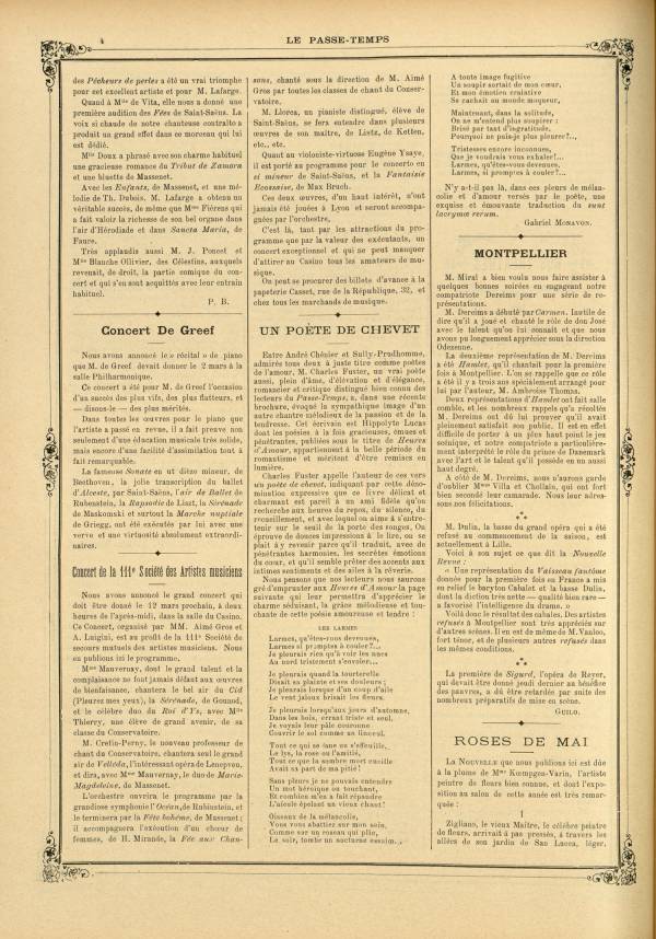 
						Affichage en mode lecture de la page
					
