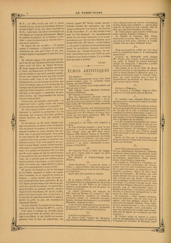 
						Affichage en mode lecture de la page
					