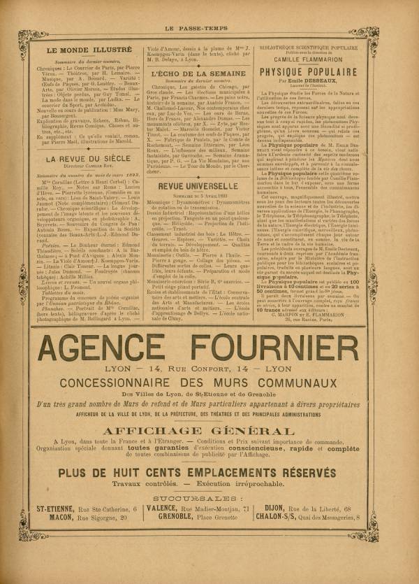 
						Affichage en mode lecture de la page
					