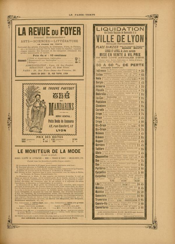 
						Affichage en mode lecture de la page
					