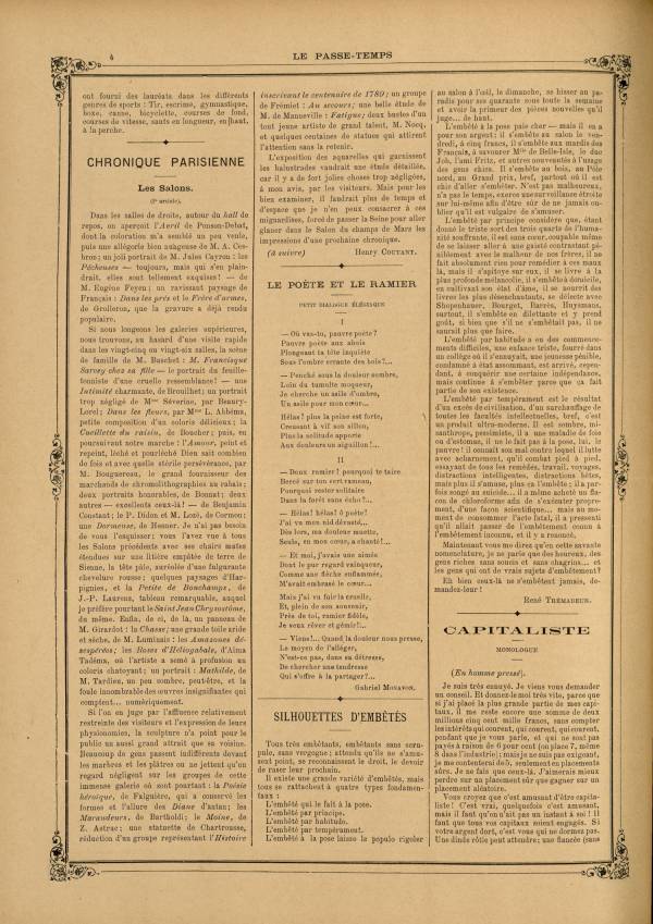 
						Affichage en mode lecture de la page
					