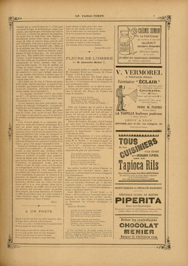 
						Affichage en mode lecture de la page
					