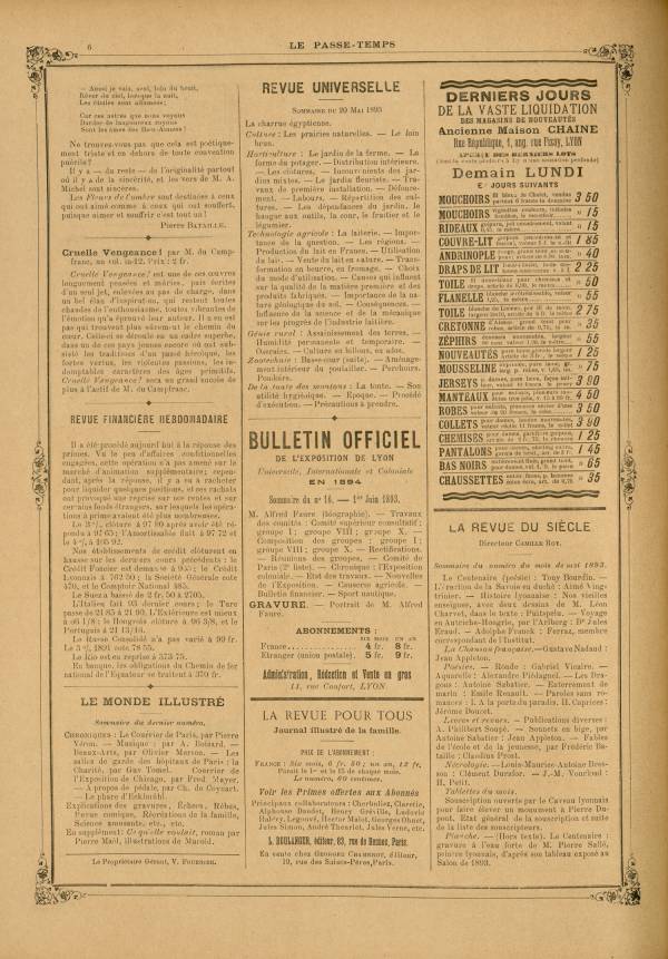 
						Affichage en mode lecture de la page
					