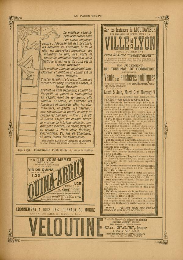 
						Affichage en mode lecture de la page
					