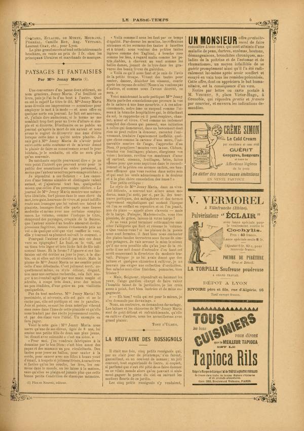 
						Affichage en mode lecture de la page
					