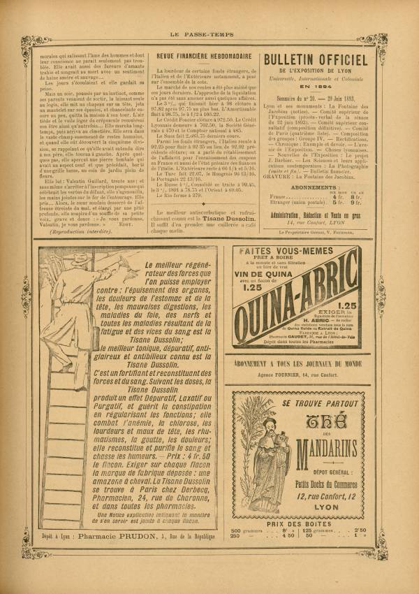 
						Affichage en mode lecture de la page
					