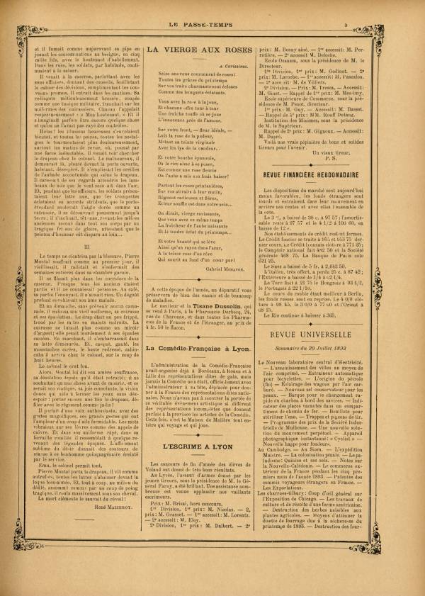 
						Affichage en mode lecture de la page
					