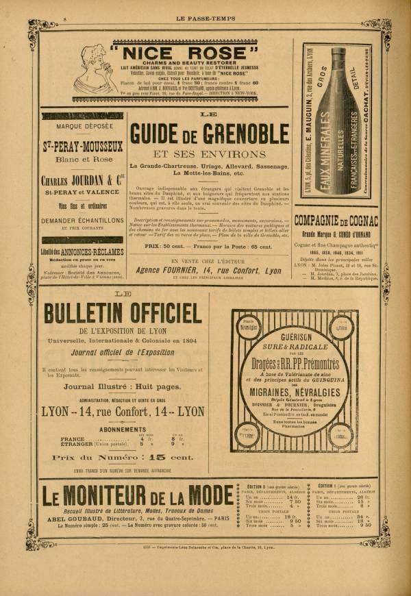 
						Affichage en mode lecture de la page
					