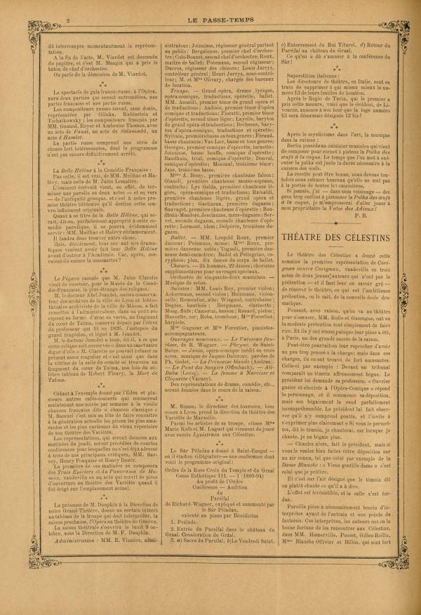 
						Affichage en mode lecture de la page
					