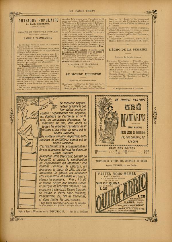 
						Affichage en mode lecture de la page
					
