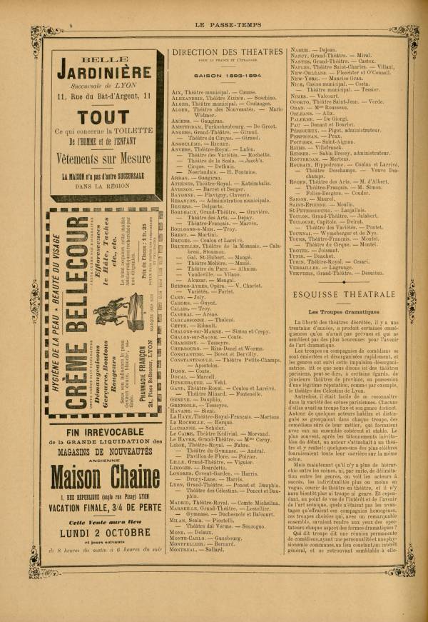 
						Affichage en mode lecture de la page
					