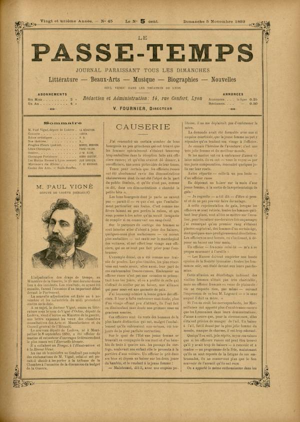 
						Affichage en mode lecture de la page
					