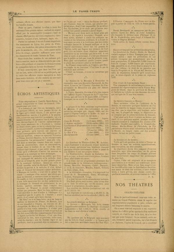 
						Affichage en mode lecture de la page
					