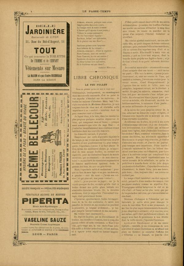 
						Affichage en mode lecture de la page
					