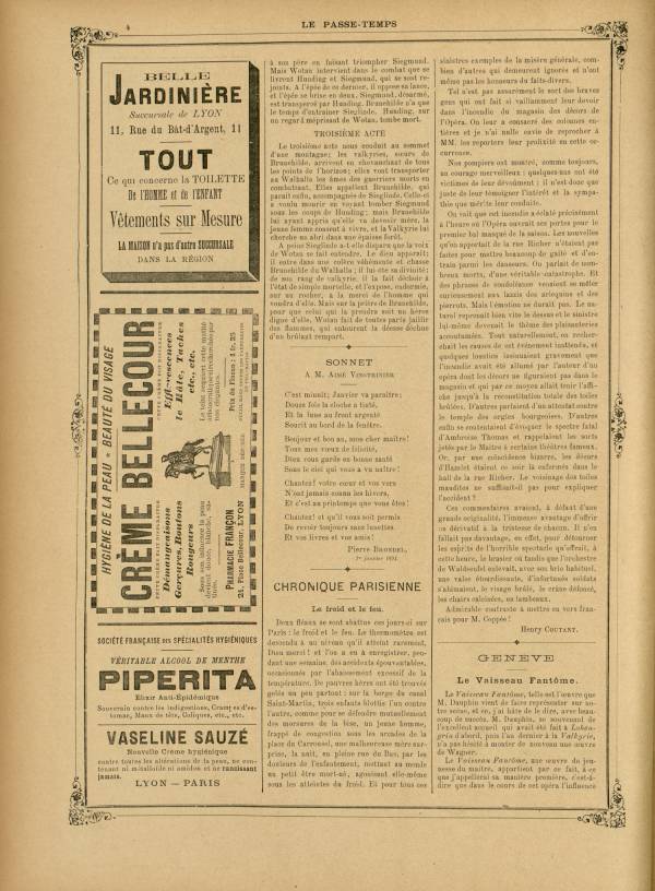 
						Affichage en mode lecture de la page
					