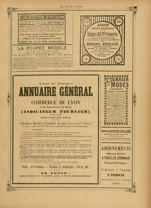 
						Affichage en mode lecture de la page
					