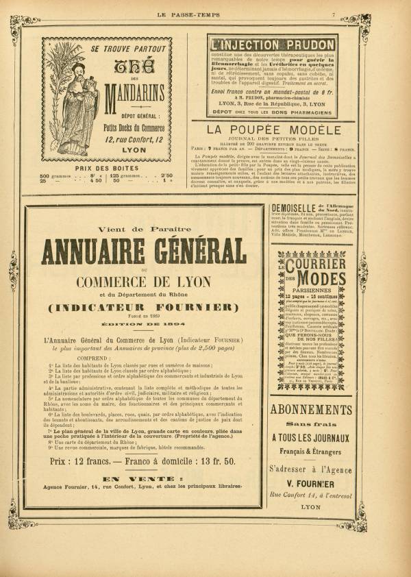 
						Affichage en mode lecture de la page
					