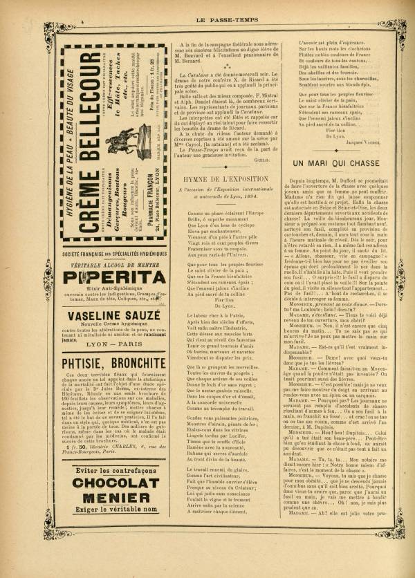 
						Affichage en mode lecture de la page
					
