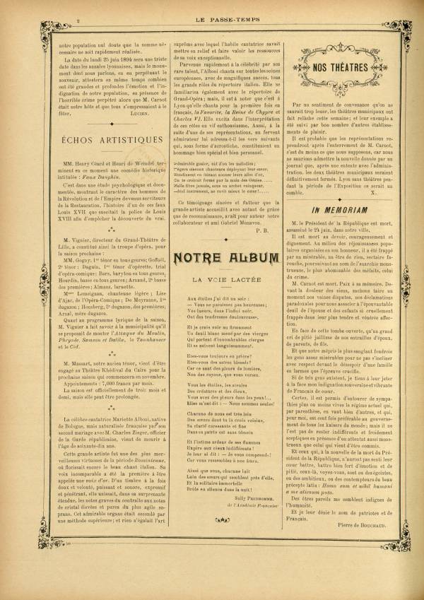 
						Affichage en mode lecture de la page
					