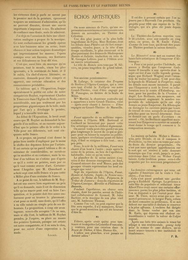 
						Affichage en mode lecture de la page
					