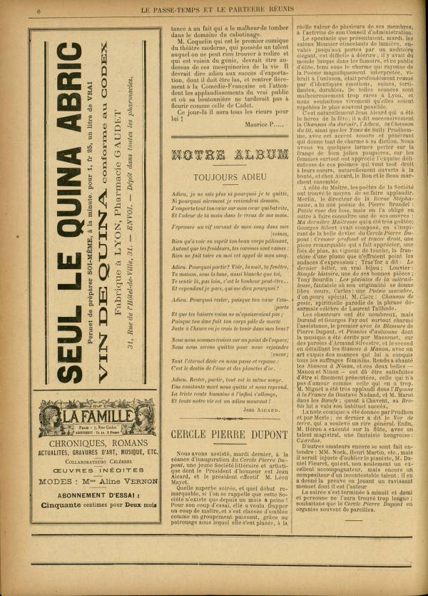 
						Affichage en mode lecture de la page
					