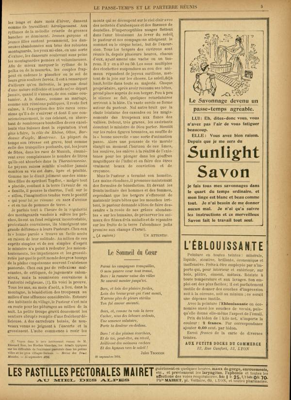 
						Affichage en mode lecture de la page
					