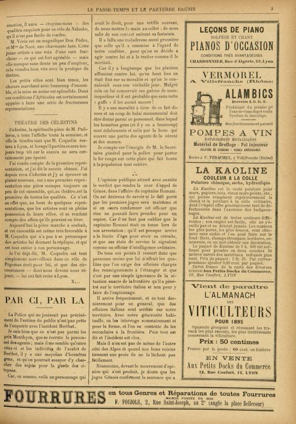 
						Affichage en mode lecture de la page
					
