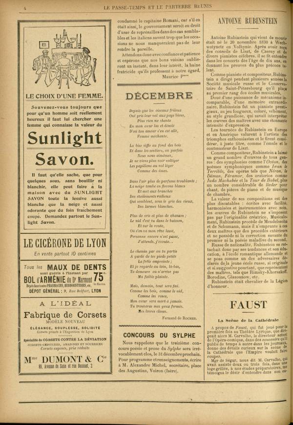 
						Affichage en mode lecture de la page
					