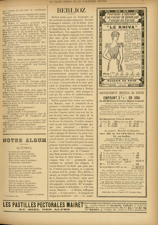 
						Affichage en mode lecture de la page
					