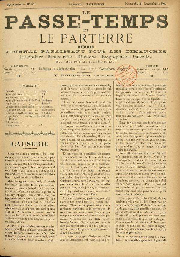 
						Affichage en mode lecture de la page
					