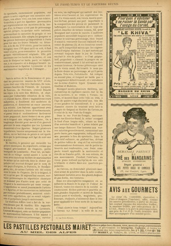 
						Affichage en mode lecture de la page
					