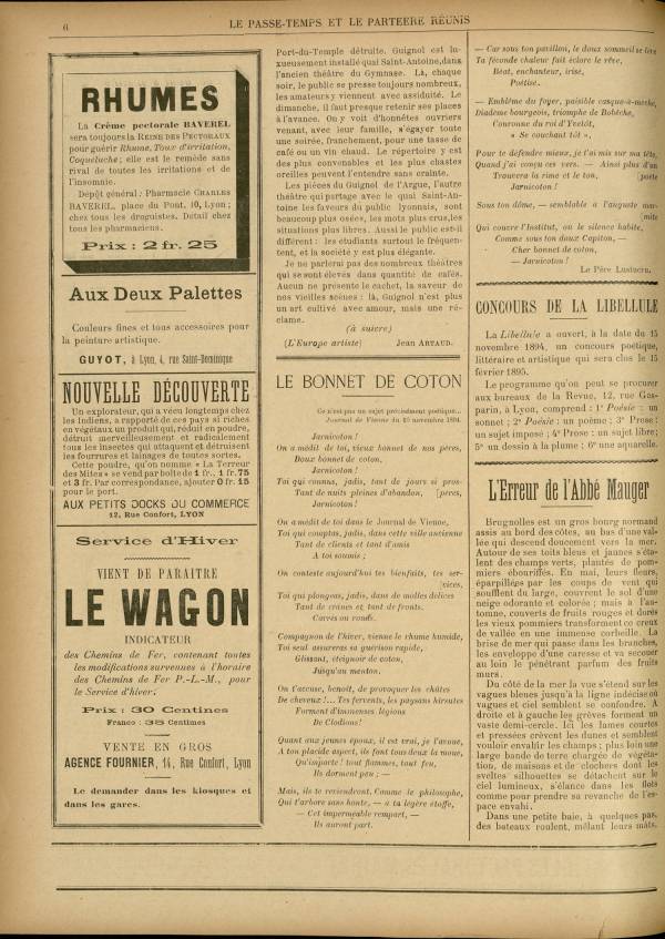 
						Affichage en mode lecture de la page
					