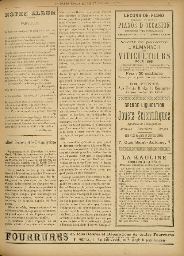 
						Affichage en mode lecture de la page
					