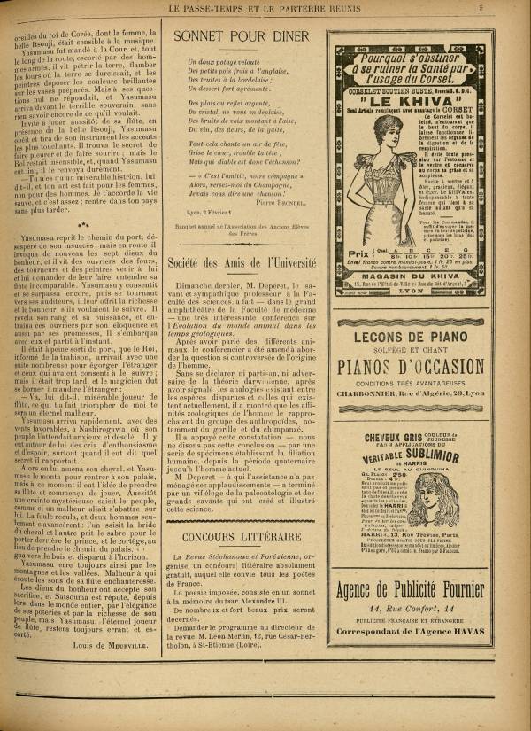 
						Affichage en mode lecture de la page
					
