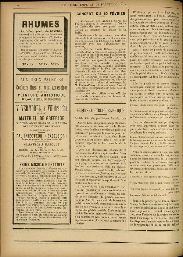 
						Affichage en mode lecture de la page
					