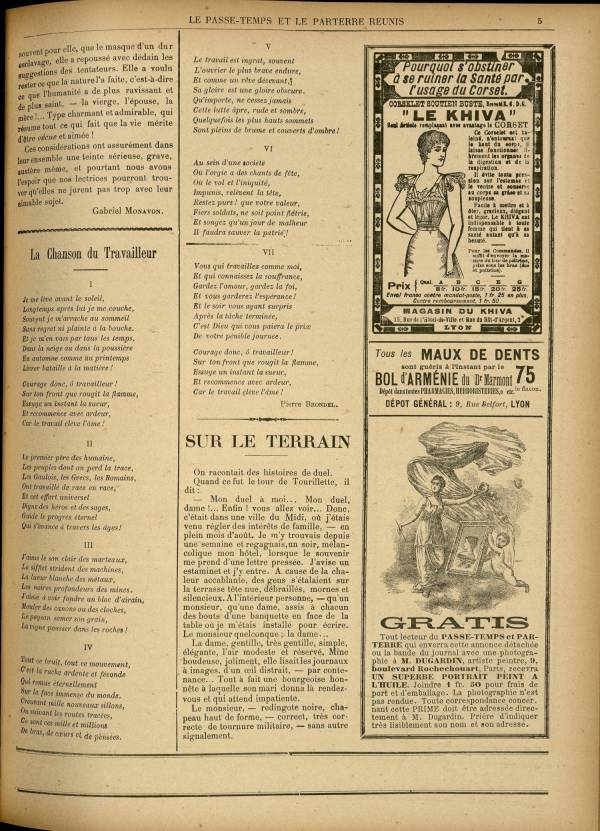 
						Affichage en mode lecture de la page
					